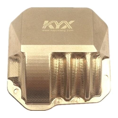 KYX Racing Brass Diff Cover for 1/10 RC Crawler Car Axial SCX10 II