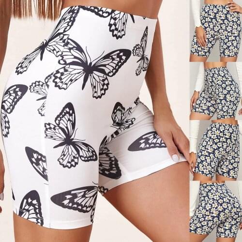 WomenS Sports Shorts Basic Slip Bike Shorts Women High Waist Shorts Leggings Compression Workout Leggings Yoga Shorts Pants