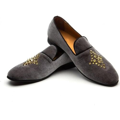 MEIJIANA Latest Style Classic Fashion Shoes With Metal Decoration Comfortable Plus Size Men Velvet Loafers Shoes