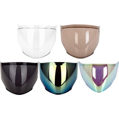 Open Face Motorcycle Helmets Flip Up Visor Wind Shield Lens for KYT NFJ