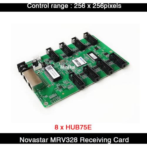 Novastar Receiving Card MRV328 LED Display Control System Card Synchronous 256*256 Pixels Work with Sending Card MSD300 MSD600