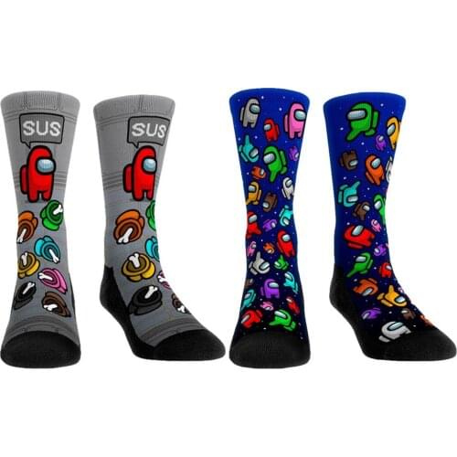 Novelty Happy Funny Women Men Graphic Stockings Adults Socks Unisex Game Cartoons Pattern Novel Colorful Socks Winter