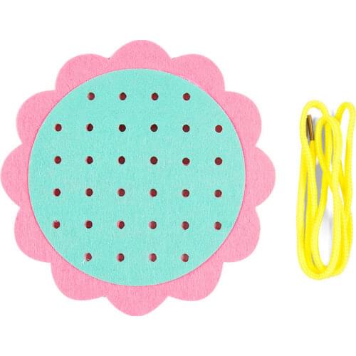 Teaching Kindergarten Manual DIY Weave Cloth Baby Early Learning Education Toys Montessori Teaching Aids Math Toy