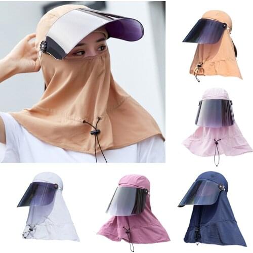 Adjustable Sun Visor Cap Outdoor Sports Anti-UV Solar Hat Neck Flap Golf Tennis UV Protection Sun Hat Cap for Outdoor Sports