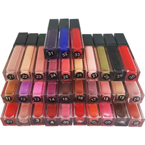 Private Label Liquid Matte Lipstick Wholesale Cosmetics Vegan Nude Waterproof Lipsticks Oem Makeup With Your Logo 33 Colors