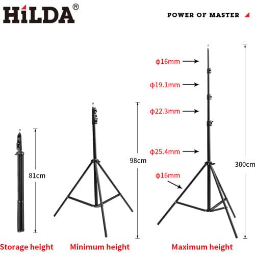 3M Laser Level Tripod Adjustable Height Thicken Aluminum Tripod Stand For Self leveling Tripod 1.2M/1.5M