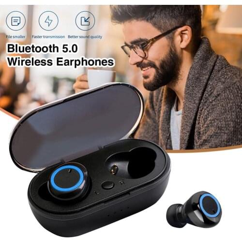 Y50 TWS Bluetooth Earphone 5.0 Wireless Headset Waterproof Deep Bass Earbuds True Wireless Stereo Headphone Sport Earphones