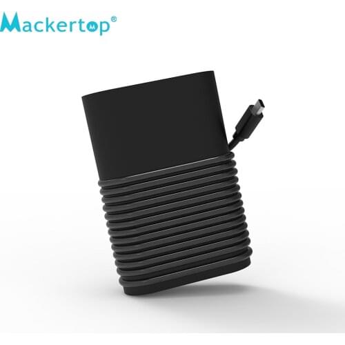 65W USB C Laptop Charger for Dell Latitude 3380 3390 5285 5289 5290 7212 7275 7289 ,Venue 5855 5056,Type C Power Adapter Cord