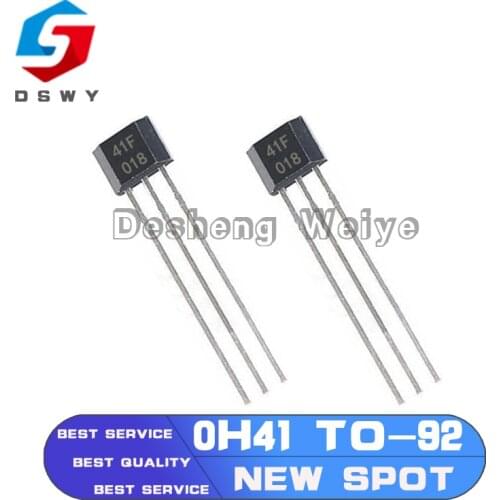 10PCS 41F TO-92S 0H41 SH41 SS41F OH41F TO-92 S41 Bipolar Hall Element Sensor Motor Electric Car Motor Hall Sensor