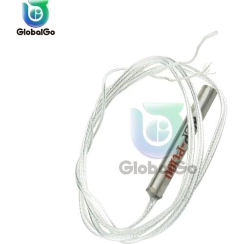10pcs/Lot 50CM PT100 Platinum Resistance Sensor MINI Temperature Probe -20~450 Degree High Temperature Wire