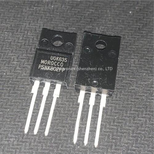 10pcs/LOT STP5NK80ZFP P5NK80ZFP TO-220F 800V 4.3A