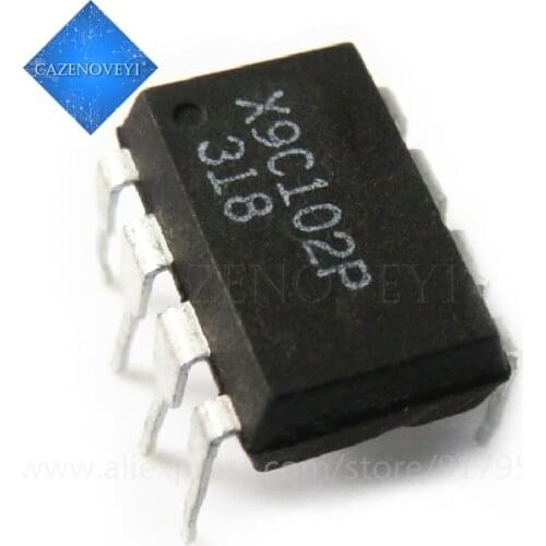 2pcs/lot X9C102PIZ X9C102PZI X9C102P X9C102 DIP-8 new original In Stock