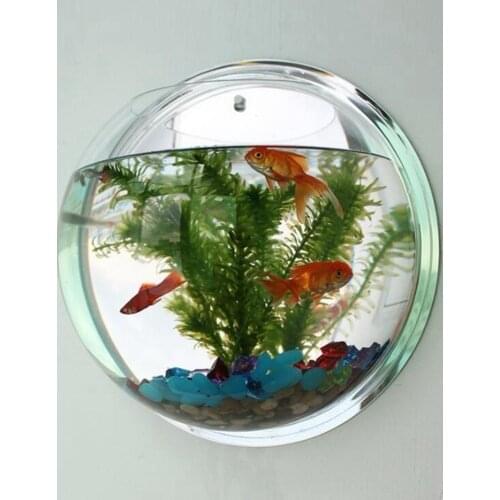 Acrylic Fish Bowl Wall Hanging Aquarium Tank Aquatic Pet Supplies Pet Products wall mount Acrylic Fish Tank Breeding Breeder