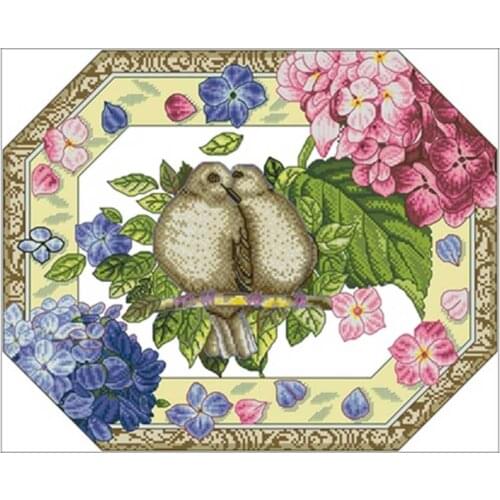 Albizia patterns Counted Cross Stitch 11CT 14CT 18CT DIY wholesale Chinese Cross Stitch Kits Embroidery Needlework Sets