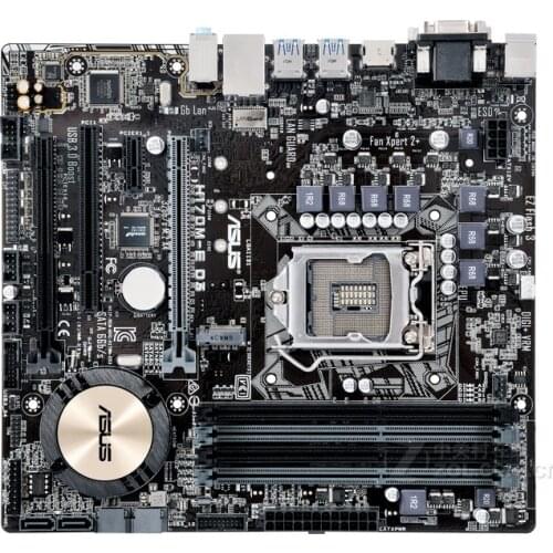 For Asus H170M-E D3 desktop motherboard Intel H170 LGA 1151 DDR3 64GB PCI-E 3.0 SATA III Micro ATX Original Used Motherboards