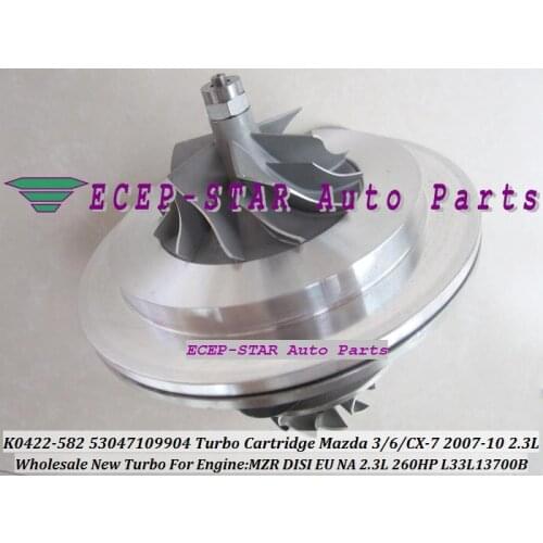 Free Ship Turbo Cartridge CHRA K0422 582 K0422-582 L3Y11370ZC 53047109904 53047109907 For Mazda 3 6 CX-7 07- MZR DISI EU/NA 2.3L