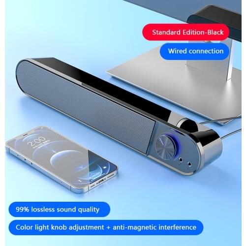 Bluetooth Speaker 3D Stereo Music Surround Soundbar Wireless Speaker Bluetooth Speakers Computer Speaker Subwoofer Speakers