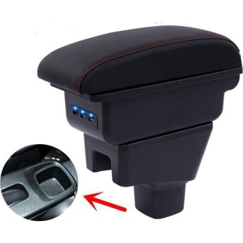 For Car Fiat sedici Armrest Box Center console arm elbow support storage box