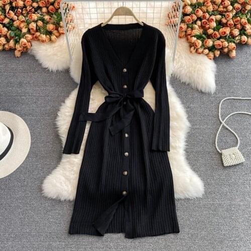 FTLZZ Summer Dresses With Buttons