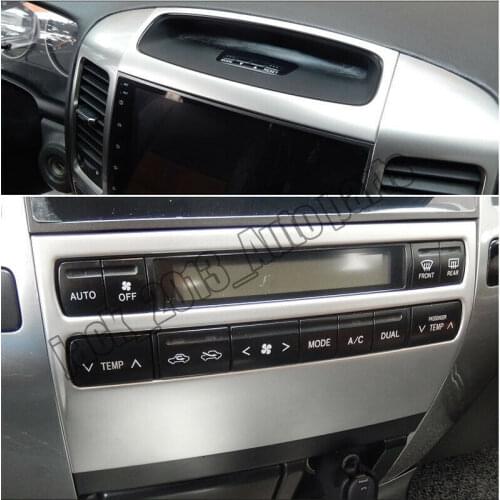 Air Conditioning Panel Cover Trim Frame Decoration For Toyota prado fj120 2003-2009