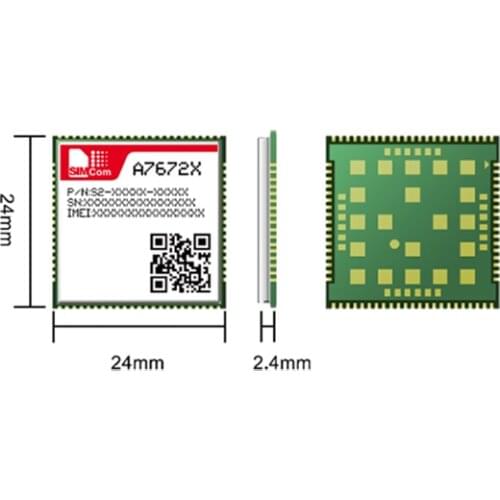 SIMCOM LTE Cat1 module A7672S A7672E A7672SA Supports BLE and GNSS compatible with the SIM7000/SIM7070 series