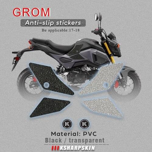 Motorcyle Sticker Decal Emblem Protector Tank Pad Tank grip For HONDA 17-18 GROM 17-18 MSX 125