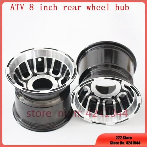 ATV go-kart 8 inch aluminum alloy rims 8''aluminum rear wheel hub for Quad Chinese Off-Road 4 wheel Motorcycle Motocross