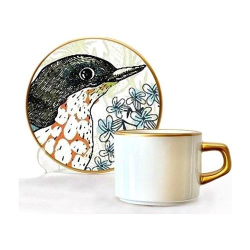 Asaf Tea Cup Set 12 Pieces Chippy