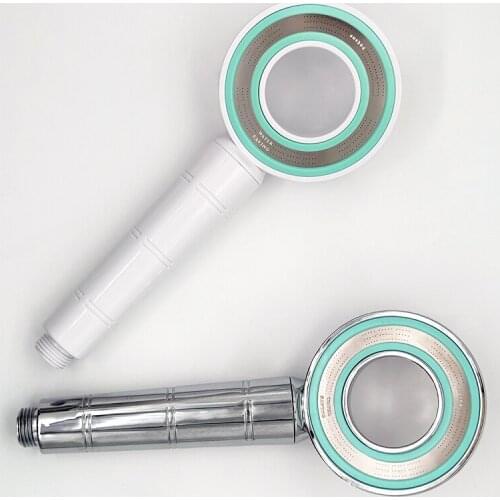 Filter Function High Pressure Shower Head Bathroom Showering Sprinkler Handheld Pressurized Bath Sprayer with PP Cotton Filters