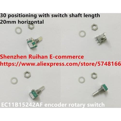 Original new 100% EC11B15242AF encoder rotary switch 30 positioning with switch shaft length 20mm horizontal