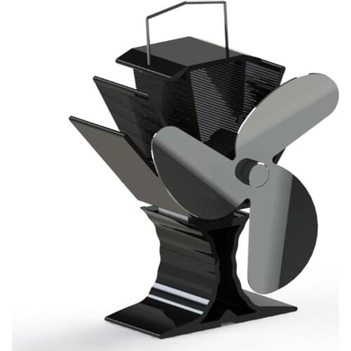 3 Blades Heat Powered Stove Fireplace Fan Fuel Saving Silent Ecofan for Wood Log Burner Heater EF-135
