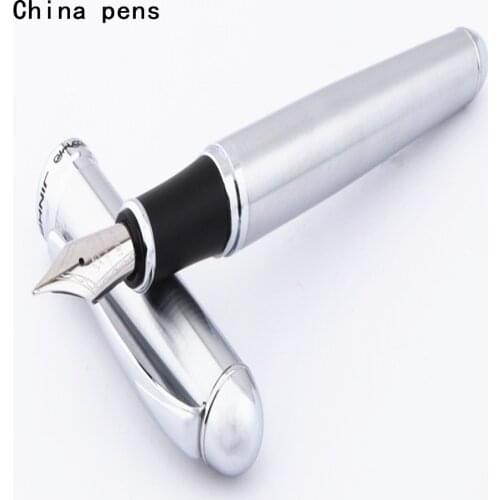 Jinhao X750 Stainless steel Business office Medium Nib Fountain Pen New