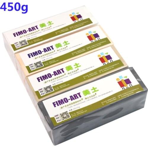 450g Professional Soft Clay polymer clay Oven-bake Clay DIY doll handmade prototype material sculpture soil