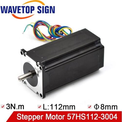Nema 23 Stepper Motor 57HS112-3004 Holding Torque 3N.m Current 3A CNC Laser Grind Foam Plasma Cut