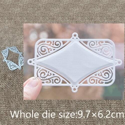 XLDesign Craft Metal Cutting Dies stencil mold lace label frame decoration scrapbook Album Paper Card Craft Embossing die cuts