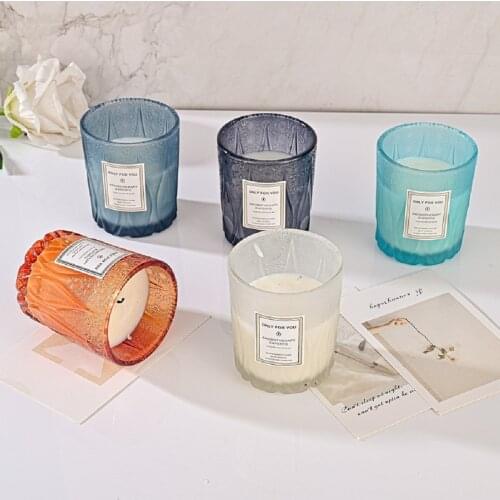 Sandalwood Candle | Wood Wicked Candle | Household Scented Candle | 5.6 oz 32 Hour Burning Soy Scented Candle Glass Jar