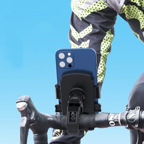 Universal Motocycle Handlebar Bracket Bicycle Mobile Phone Holder Mountain Bike Accessories for IPhone Xiaomi Huawei Samsung