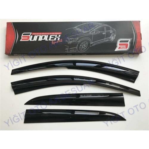 For RENAULT SYMBOL Rain Wind Deflector 2013-2018 Sunshade Curtains Car Windshield Auto Accessory Universal Spilitter Mud Flaps