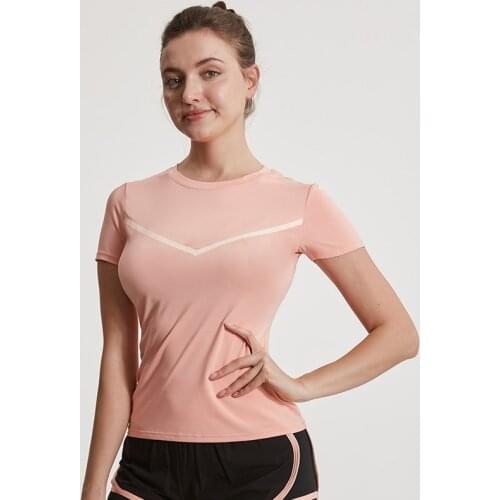 VANSYDICAL Loose Yoga Clothes Blouse Women Fitness Sport Shirt O-Neck Workout Running Jogging Short Sleeve Femme Gym Top