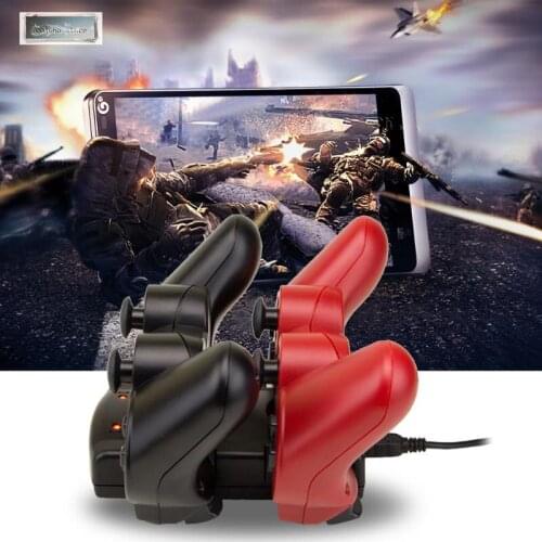2 in 1 Dual Charging USB Powered Dock Charger Game Station Gaming Stand Holder Mount For Sony PS3 Move Wireless Controller New