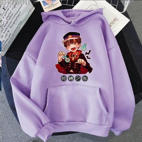 Anime Cartoon Toilet-Bound Hanako-Kun Men Woomen Hoodie Sweatshirt Printing Pullover Streetswear Oversized Hight Quality Clothes