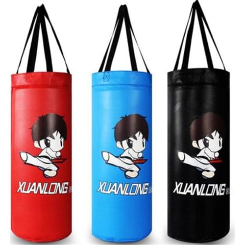 Kids Home Use Kick Boxing Bag with Gloves Punching Bag Sandbag Taekwondo Sports Fitness Exercise Equipment Toy for Children