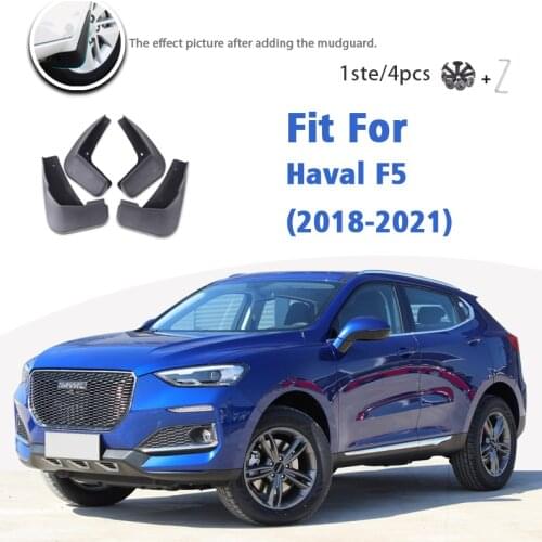 Mudflaps For Great For Haval F5 2018-2021 Front Rear 4pcs Mudguard car Accessories Auto Styline Mud Flap Splash Guards Fender
