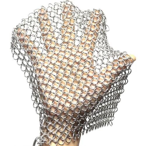 Stainless Steel Cast Iron Cleaner Scrubber for All Types of Skillet Griddles Cast Iron Pans Grills Dutch Ovens Home Accessories