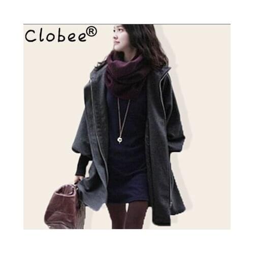 Clobee Women's Hooded Trench Coats
