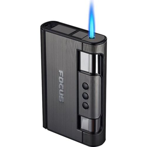 Automatic Cigarette and Pyrotechnic Integrated Cigarette Case Healthy Delivery of Cigarettes 8pc Tobacco Control Settings New