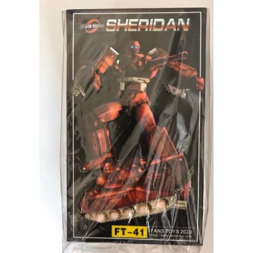 Action Figure Robot Transformation FansToys FT41 FT-41 Sheridan Warpath Masterpiece Robot Toys IN STOCK A Best Price