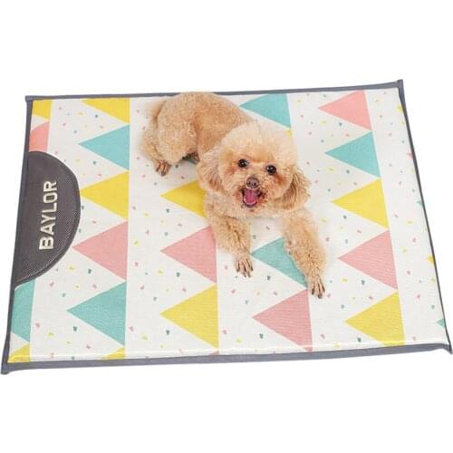 Legendog Dog Pet Floor Pad Cooling Mat Summer Absorbent Non-Slip Leak-Proof Puppy Training Pad Kitten Poop Mat Ice Silk Cool Bed
