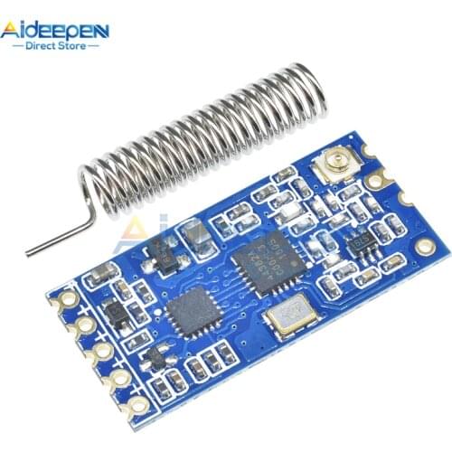1Pcs 433Mhz HC-12 SI4463 Wireless Serial Port Module 1000m Replace Bluetooth HC12 For Arduino Robot DC 3.2V-5.5V