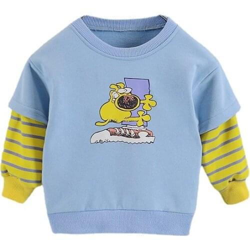 New Spring Toddler Sports Costume Autumn Baby Girl Clothes Children Boys Cartoon T-Shirt Infant Clothing Kids Fashion Tops